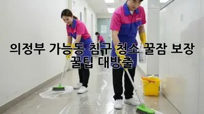 의정부 가능동 침구 청소, 꿀잠 보장! ✨꿀팁 대방출✨